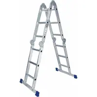 Iller-Leiter Iller Gelenkleiter Eurostars 4x4 Sprossen