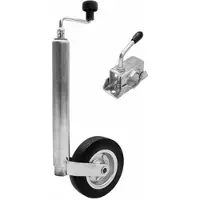 Winterhoff Stützrad mit Klemme ST48-200VB+KLE48 150 kg 48 mm 505–725 mm