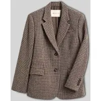 Gant für Damen. 4770370 Americanas Reg Houndstooth taupe (38), Klassisch, Polyester