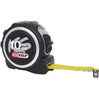 Ks Tools Bandmaß mit Feststeller,schwarz-grau schwarz/grau - 300.0135 - schwarz/grau