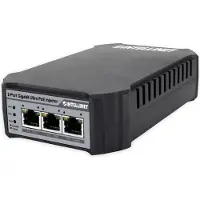 Intellinet 2x PoE, RJ-45 10/100/1000 Mbps, IEEE 802.3af/at