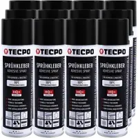 TECPO 12x Sprühkleber 110°C Wärmestand mit Hohe Anfangshaftung...