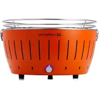 LotusGrill Holzkohlegrill XL Mandarinorange 40,5 cm