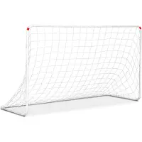 AGA Fußballtor für Kinder und Jugendliche robust tragbar wetterfest mit Heringen 182x122x61 cm