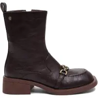 MACIEJKA Damen Halbstiefel aus Naturleder Braun mit Blockabsatz K778602007XXA