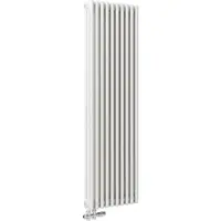 AICA Traditioneller Heizkörper 1500 x 470 mm 1670W Dreilagig Gusseisenstil Weiß