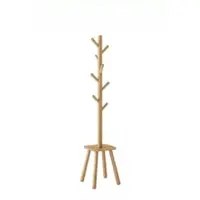 Vasagle Garderobenständer Andi in Beige - (B)33.6 x (H)175.8 x (T)33.6 cm | Gr.: onesize