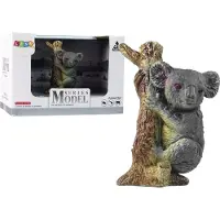 Lean Toys LeanToys Koala Baum Figur Zootier Tierfigur Freizeit Mini-Zoo Modell Spielzeug