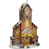 Luville Kirche b/o l23xb10xh33 cm (multi)