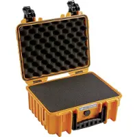 B & W International Outdoor.cases Type 3000 mit vorgestanztem Schaumstoff (SI) orange