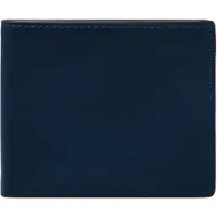 Fossil Leder Geldbörse Steven FPW Bifold Wallet Midnight Navy dunkelblau
