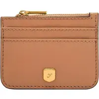Fossil Kartenhalter Schlüsselmäppchen Lennox Zip Card Case Dust beige