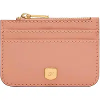 Fossil Kartenhalter Schlüsselmäppchen Lennox Zip Card Case Ethereal lachsfarben