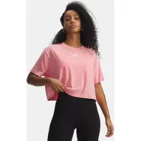 Under Armour UA Rival Boxy Tee für Damen, Waschung Rosa LG