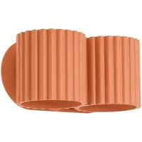 Sollux Wandleuchte AURA 2 ockerrot G9 2xG9 8W Aluminium 10x12x21cm Lighting