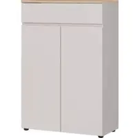 Germania Aktenschrank "Lissabon", kaschmir, lindberg, eiche, nachbildung, B:80cm H:120cm T:40cm, Holzwerkstoff, Schränke, Aktenschrank