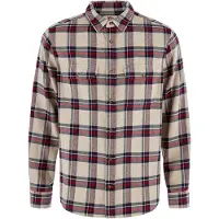 Fjällräven övik Heavy Flannel Shirt M light fossil-deep red (114-325) M