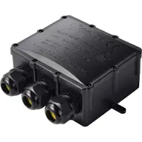 TRU COMPONENTS Abzeigdose IP68 wasserdicht, 4 Eingänge, 0,5 - 4,0 mm² TC-1474529