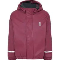 Lego Wear Regenjacke m. Fleece - PU - LWJipe 708 - Bordeaux - - 5 Jahre (110) - Regenjacken
