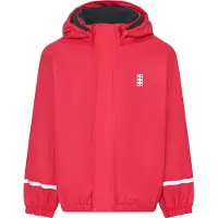 Lego Wear Regenjacke m. Fleece - PU - LWJipe 708 - Dunkel Pink - - 7 Jahre (122) - Regenjacken