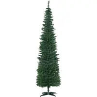 BellaFurn Künstlicher Weihnachtsbaum 2,1 m mit Ständer | Farbe: Grün | Abmessungen: 55x55x210 cm