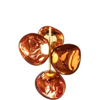 Tom Dixon Melt Mini Chandelier LED-Pendelleuchte-Kupfer-mit LED (3000K)
