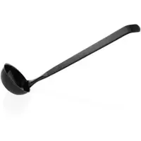 WAS Germany Servierlöffel Kitchen Tool 1887, 32 cm, geschlossen, mit schwarzer PVD Beschichtung, Chromnickelstahl