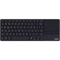 Rapoo E2810M, Kabellos, RF Wireless + Bluetooth, Scherenschalter, QWERTZ, Dunkles Grau