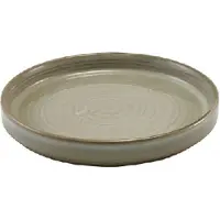 Genware Terra Porcelain Grey Flacher Präsentationsteller 14 Cm