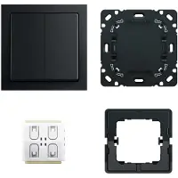 ABB Busch-Jaeger 6716 UJ-885 Future FoH Schalter Set Schwarz matt - 2CKA006710A0016