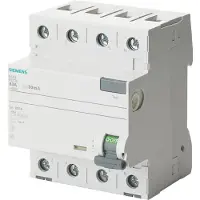 Siemens 5SV37466 5SV3746-6 FI-Schutzschalter A 4polig 63 A 0.5 A 400 V, 10 A, IP20