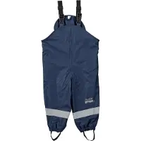 Sterntaler Regenhose "Regenträgerhose gefüttert uni", Kinder, Gr. 74, EURO, blau (marine), Obermaterial: 100% Polyester PES., Hosen Regenhose