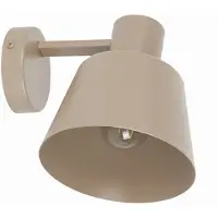 Sigma Wandlampe Dunka , dimmbar, creme / amber, für Wohn- / Esszimmer, Metall, Modern, Wandleuchte, Wandlampe Innen