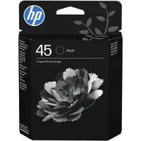HP 45 Schwarz Original Druckerpatrone groß, Schwarz, Tinte auf Pigmentbasis, Tinte auf Farbstoffbasis, 1 Stück(e), 930 Seiten