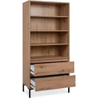Finori Korsika 20B Regal, Nachbildung Artisan Oak Maß: B x H x T ca. 77,5 x 165 x 40 cm