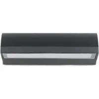 Eglo LED Außen Wandlampe Sorronaro, Außenleuchte, Wandleuchte aus Aluminium in Schwarz und Kunststoff in Weiß, LED Außenlampe warmweiß, IP44