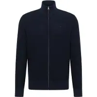 Mustang Sweatshirt "Strickjacke Style Escondido 1er Pack", Herren, Gr. XXXL, blau (dunkelblau), Sweatshirts Sweatshirt