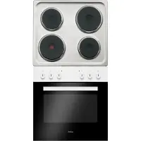 Amica - EHE 932 000 W - Einbau-Herdset - Massekochfeld - Weiß