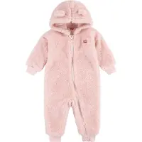 Levi's Kids Levis Kids Plüschoverall "LVN BEAR SHERPA COVERALL" mit Kapuze mit Öhrchen - for Girls