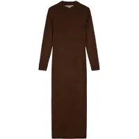 Lee Knitted Maxi Regular Fit Langes Kleid Mit Langen ärmeln