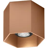 Wever & Ducre Downlight HEXO CEILING SURF 1.0 PAR16 PKupfer 146520P0 5404037304530