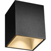 Wever & Ducre LED-Downlight BOX MINI CEILING SURF 1.0 - 3000K B-M schwarz-champagner 258154BM5 5404037364268
