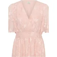 Kaffe Midikleid "Damen Kleid KAlorinda", Damen, Gr. 44, N-Gr, pink (dusty pink flowers), Obermaterial: 100% Polyester PES., Kleider Midikleid