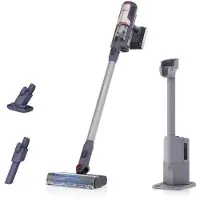 Shark PowerLite BU3621EUT Akku-Stielstaubsauger mit Auto-Empty-Station, FloorDetect, LED, POWERFINS Anti-Tangle, 1,3 L Basis, HEPA