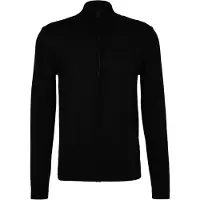 JOOP! Sweatshirt JOOP "Strickjacke JK-06Davis", Herren, Gr. M, schwarz, Obermaterial: 100% Wolle mw., Sweatshirts Sweatshirt
