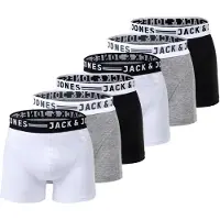 Jack & Jones JACK&JONES Herren Boxer Shorts, 6er Pack - SENSE TRUNKS, Baumwoll-Stretch