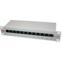 Roline 10"-Patchpanel 12 Ports, Kat.6A (Class EA), geschirmt