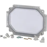 Eaton 093833 Tür, transparent rauchgrau, für Deckel CI23 T-CI23 - 2 Stück