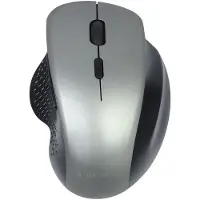 Gembird MUSW-6B-02-BG, rechts, Optisch, RF Wireless, 1600 DPI, Schwarz, Silber
