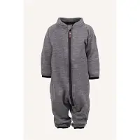 Lindberg Rocco Merino Babyoverall, Grey Melange, 74